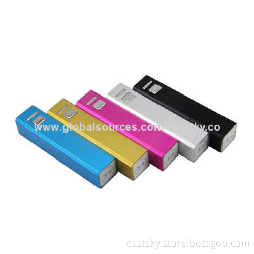 2000mAh Aluminum External Battery, Various Colors are AvailableNew